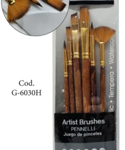 GIORGIONE set pincel x6 G-6030H