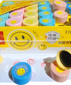 SELLO SMILE 6cm.AUTOMATICO-SILICONA ENTINTADO caja x24 uds.