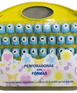 ASB VALIJA C/PERFORADORA C/FORMAS - 58 MODELOS SURTIDOS X 10mm.