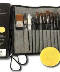GIORGIONE set porta pinceles G-CB18 piezas con cord?n