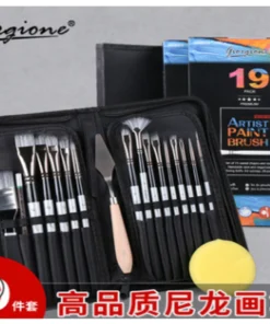 GIORGIONE set porta pinceles G-V19 piezas con cierre