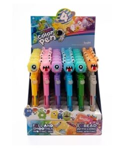 MULTIPAPER BOLIGRAFO 4 COLORES 360 MONSTER