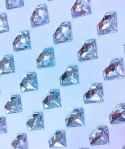 Sticker piedras c/brillos transparentes 27343/27344/27345/27346