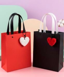 29478 Bolsa de regalo c/colgante corazon 19,5x14,5x9,5cm