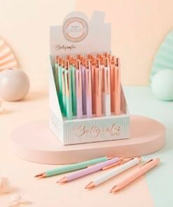 29572 Boligrafo metal color pastel c/clip - liso