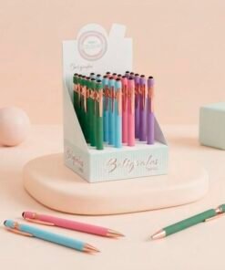 Boligrafo metal touch color pastel mate c/clip 29576