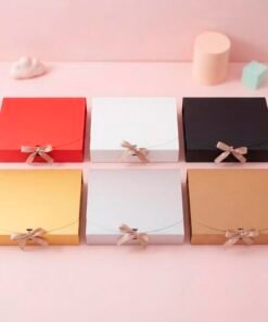 Caja de regalo papel 11,5x11,5x5cm 29876