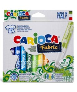 CARIOCA Marcadores para tela caja x 12