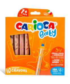 CARIOCA Crayones baby +1 caja x 10