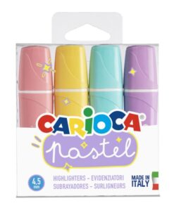 CARIOCA Resaltador pastel caja x 4     COD: 43167