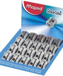 MAPED SACAPUNTAS METAL DESIGN 1ORIF CAJA X20