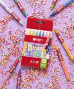 FILGO Crayones de cera PINTO / Estuche 8 confetti