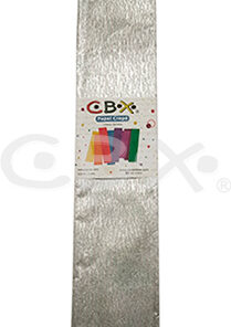CBX Papel crep 2.0*0.50Plateado