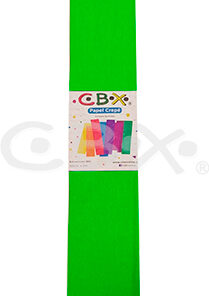 CBX Papel crep 2.0*0.50Verde fluo