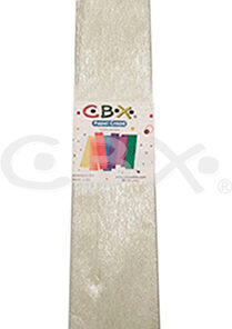 CBX Papel crep 2.0*0.50Blanco perla