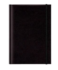 CUADERNO TALBOT A4 C/ELAST. COLORE COMBINADO NEGRO 8574