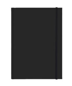 CUADERNO TALBOT A4 C/ELAST. POSITANO COMBINADO NEGRO 8577