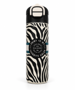 CHIMOLA BOTELLA WILD CEBRA BLACK  BZ193
