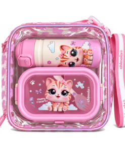 CHIMOLA LUNCHBOX SET CATS  BZ217