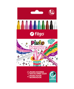 FILGO Marcador PINTO 2220 / Estuche 10 borrables
