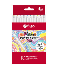 FILGO Marcador PINTO 2221 CONIC / Estuche 10 pastel