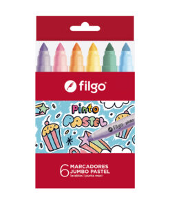 FILGO Marcador PINTO JUMBO / Estuche 6 pastel