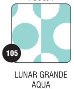 PEQUE PACK  CARTULINA BIFAZ  LUNAR GRANDE AQUA x 10 unid