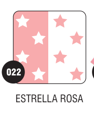 PEQUE PACK  CARTULINA BIFAZ  ESTRELLA ROSA x 10 unid