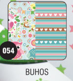 PEQUE PACK  CARTULINA BIFAZ  BUHOS x 10 unid