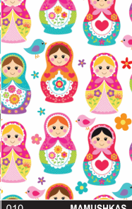 PEQUE PACK  SOBRES BOLSAS ESTAMPADOS x100 160x230mm MODELO: MAMUSHKAS