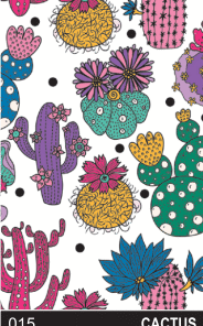 PEQUE PACK PAPEL DE REGALO 70*100CM *25UNID 70GRS PAPEL OBRA MOD:  CACTUS