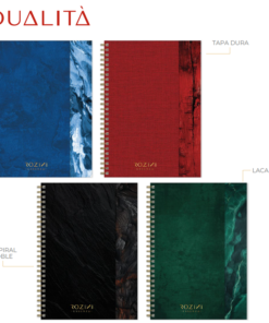Rozini Cuaderno A4 Tapa dura Rayado DUALITA