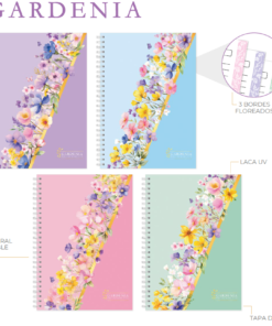 Rozini Cuaderno A4 Tapa Dura Rayado GARDENIA
