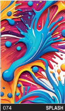 PEQUE PACK PAPEL DE REGALO 70*100CM *25UNID 70GRS PAPEL OBRA MOD: SPLASH