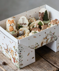 MEDORO CAJA DESAYUNO CON PATAS BOSQUE 27*18*8 CTPBO001 *10U
