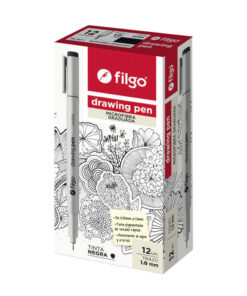 FILGO Microfibra DRAWING PEN 1.0 / Caja 12 negro
