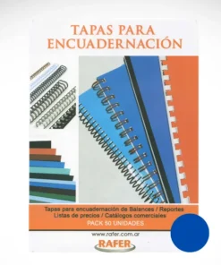 RAFER TAPA P/ESP STR A4*50U AZUL