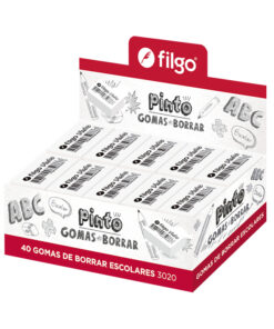 FILGO Goma de borrar escolar PINTO 3020 / Display 40