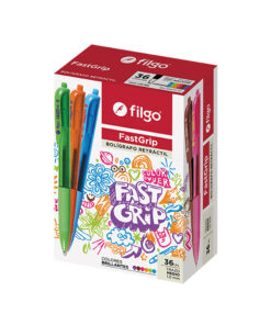 FILGO Boligrafo retractil FASTGRIP 1.0 / Caja 36 azul
