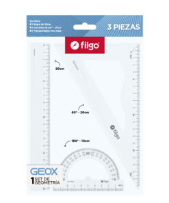 FILGO Set de geometr?a GEOX 3 piezas