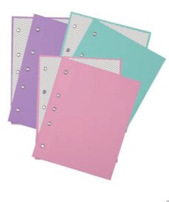 LAMA CARPETA ESCOLAR A4 2 TAPAS PASTEL  ROSA