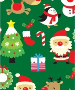 PEQUE PACK PAPEL DE REGALO 70*100CM *25UNID 70GRS PAPEL OBRA MOD: PAPA NOEL NAVIDAD