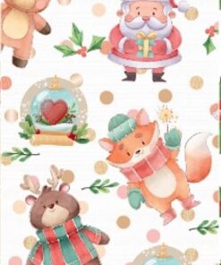 PEQUE PACK PAPEL DE REGALO 70*100CM *25UNID 70GRS PAPEL OBRA MOD: TIERNA NAVIDAD