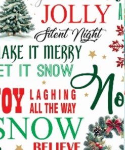 PEQUE PACK PAPEL DE REGALO 70*100CM *25UNID 70GRS PAPEL OBRA MOD: MU?ECOS DE NIEVE NAVIDAD