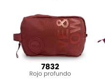 CANOPLA TALBOT LIFESTYLE LISA ROJO PROFUNDO 2 CIERRES