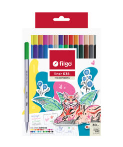 FILGO Microfibra LINER 038 0.4 / Estuche 30 surtido