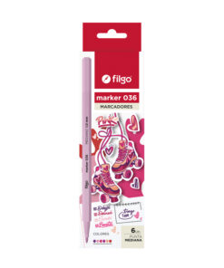 FILGO Marcador MARKER 036 / Estuche 6 pink up!