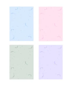 PEQUE PACK RESMA OPALINA PREIMPRESO A4 *100H  TRAMA:  PLIUMAS  AZUL