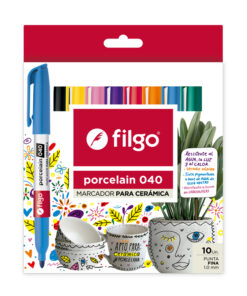 FILGO Marcador para porcelana PORCELAIN 040 / Estuche 10 surtido