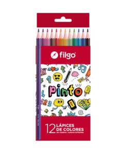 FILGO Lapices colores de resina PINTO / Estuche 12 surtido